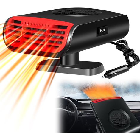 Chauffage de Voiture, Chauffage Voiture Allume Cigare, Mini Chauffage de Voiture avec Allume-Cigare Plug-in, Chauffage 12V Chauffage Voiture Allume (1/5)