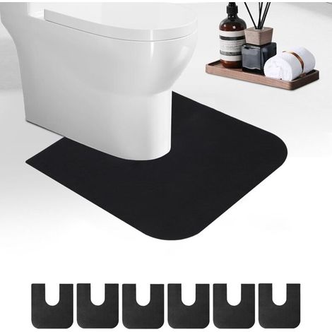 Tappetino da bagno sagomato per WC 60x65 cm - Antiscivolo, Tappetino da bagno, 6 pezzi (1/5)