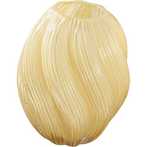 Vasi in vetro contemporanei con texture a spirale, perfetti-1