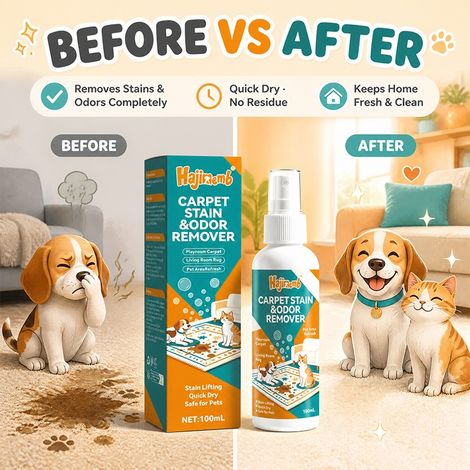 Pet Odor and Stain Remover - Removes Urine Stains and Odors - Daily Cleaning and Care - Litter Box Deodorizer -- BIEMMEDUE (1/4)