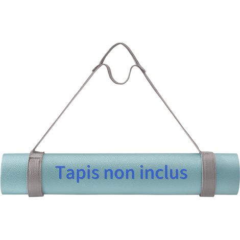Sangle de Transport Réglable pour Tapis de Yoga – Avec Fermeture Auto-Agrippante – Tapis Non Inclus (1/5)