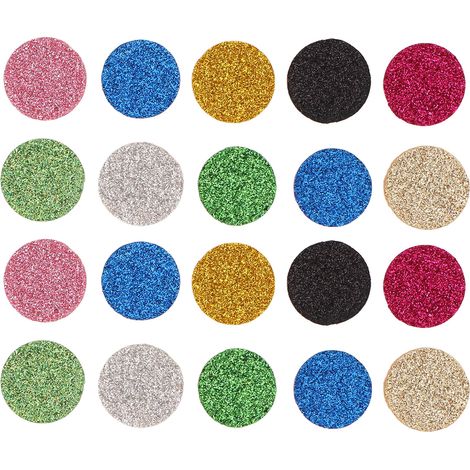20 pièces de coussinets de rechange en feutre pour diffuseur d'huiles essentielles, collier et bracelet, 0,8 pouce (1/5)