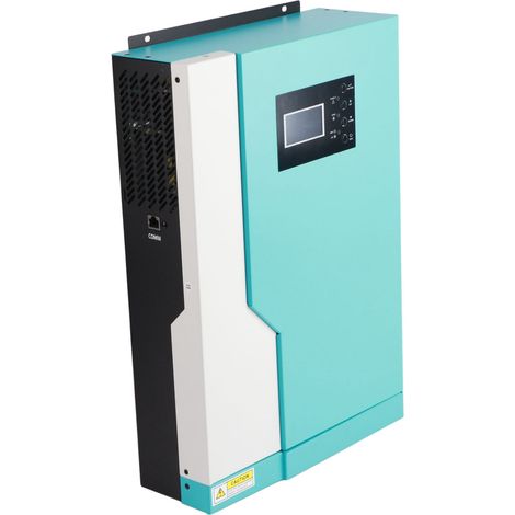 Chargeur/onduleur solaire haute fréquence à onde sinusoïdale pure MPPT, contrôleur hybride avec écran LCD 230 V CA (MPS-V-PLUS-3,5 kW) (1/5)