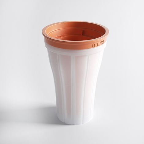 Smoothie Cup - Ice Squeeze Cup - 2 Parts Bpa Free Plastic - Freezer Safe 350 Ml - For Home Kitchen Outdoor - 1 Pc (1/5)