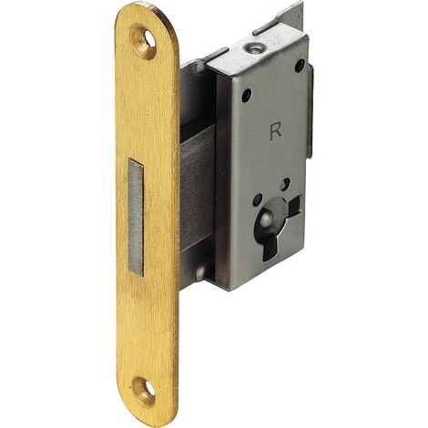 Serrure à larder ajustage s45 - Axe : 30 mm - Largeur : 48,5 mm - Sens : Droite - SERFA