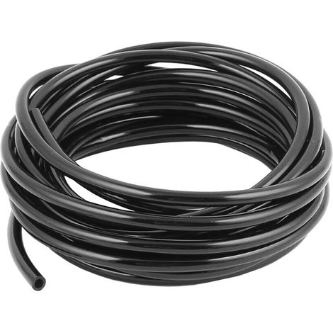 10 Mètres Tuyau Pneumatique Polyuréthane PU Tuyau Compresseur d'air Tube Haute Pression Pompe Flexible Diamètre OD 10mm x ID 6,5mm Noir (1/5)