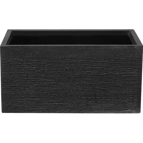 Blumenkübel MYRA 60 cm Schwarz (1/5)