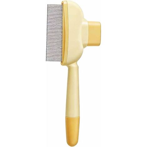 Peigne autonettoyante pour animaux de compagnie, peigne pour chat autonettoyant, brosse à cheveux, peigne à puces, peigne pour enlever les poils d'animaux, peigne à puces, brosse
