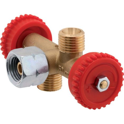 Gok Doppelabzweigventil 09-706 R1/4" lks. (1/2)