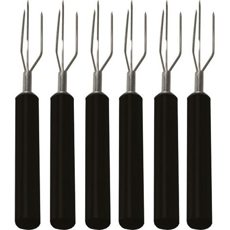 NOUVEL AG - FOURCHETTES POMME DE TERRE LOT/6 MCHE PLASTIQUE