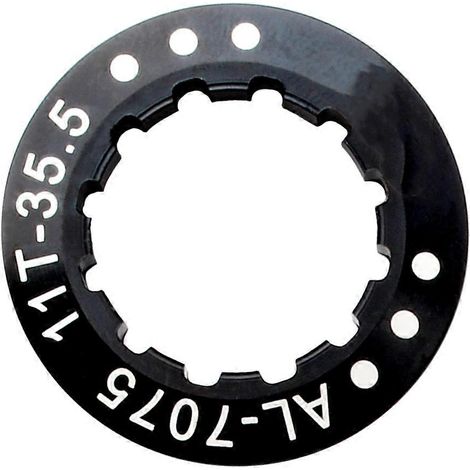 Écrous de rechange pour capuchon de roue libre, en alliage d'aluminium, adaptés aux VTT et aux vélos de route, noirs, haute résistance, 1 pièce par paquet. (1/5)