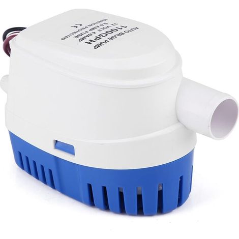 Automatische Tauchpumpe für Boote, 12 V, 1100 GPH, mit Schwimmerschalter, Wasserpumpe für Boote, Teiche und Schwimmbecken