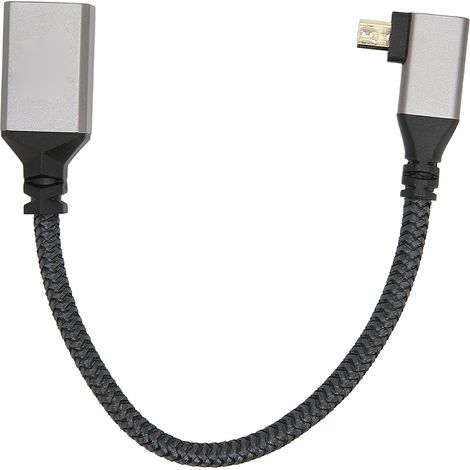 Câble HDMI Micro Mâle-Femelle 4K 60Hz 0,2m pour Caméra GoPro PC Projecteur