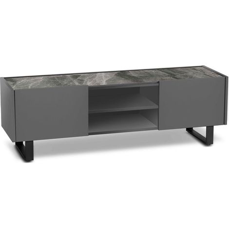 TV-Ständer grau-dunkelgrau 40 cm x 140 cm H. 45 cm (1/4)