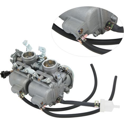 Ej.Life – Carburateur bicylindre de moto 26 mm – Remplacement pour moteur CBT 125 250 – Métal durable pour performances optimales (1/5)