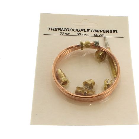 Termocoppia universale 90cm, s17007100 per caldaia chappee