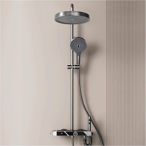 Ensemble de douche mitigeur thermostatique intelli Système de douche numérique, ensemble de robinet de douche à affichage de température de salle de bain intelligent, ensemble de douche bidet for méla (1/5)