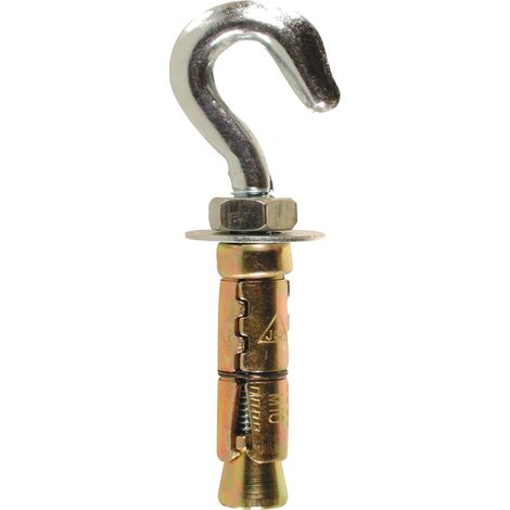 Jcp Fixings Shield Anchors Hook Bolt Zyp - M8 x 95 - Box of 25 (1/2)
