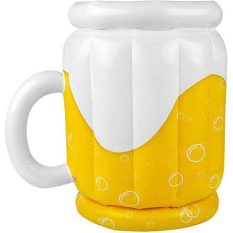 Plateau de bar flottant en PVC à 8 trous pour boissons et collations, idéal pour les fêtes d'été et les seaux à gobelets. (1/5)