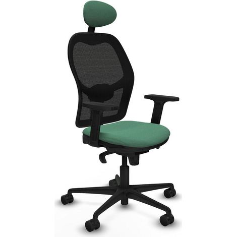 Piqueras y Crespo 2D036N1 Chaise de bureau vert émeraude (1/3)