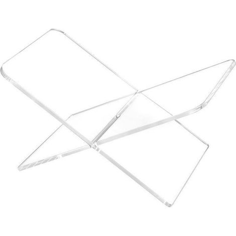 Support de livres - Support pour livres de cuisine - Étagère à livres - Présentoir transparent - Porte-livres - Serre-livres (1/4)