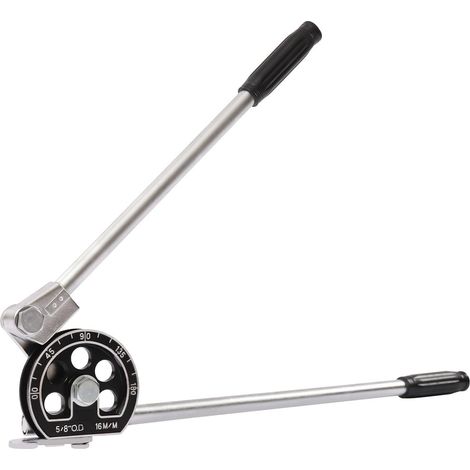 HAUTOUR Cintreuse manuelle de 5/8" réglable de 0 à 180 ° - Pince à cintrer les tubes en acier allié avec poignées antidérapantes - Pour tuyaux en cuivre, aluminium, acier - Idéal pour sanitaires (1/5)