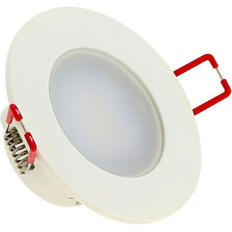 Spot LED encastré intégré Salle de bain IP65 équivalent Lumens Neutre 4,7w 50w 345 Blanc (1/4)