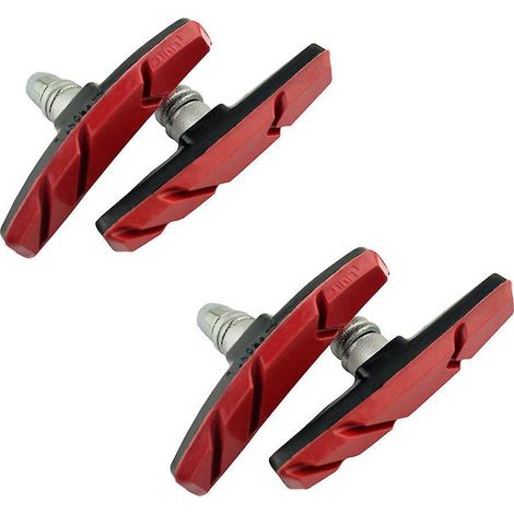 Plaquettes de frein V-brake en 4 pièces, plaquettes de frein pour vélo, plaquettes de frein en alliage d'aluminium de 70 mm, compatibles avec différents systèmes de freins V-brake de marques telles qu (1/5)
