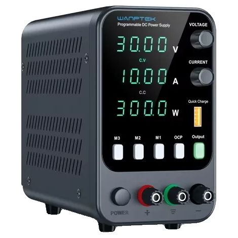 Alimentation électrique DC, Contrôle programmable, Protection contre les surintensités, APS3010H 30V 10A (1/2)