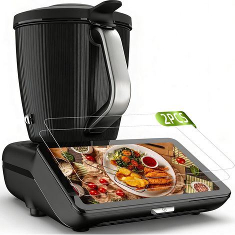 2 Pièces Film protection écran, 10 pouces, PET ultra-fin 0,12 mm, dureté 4H, transparent 99 %, pour Vorwerk Thermomix TM7 (1/5)