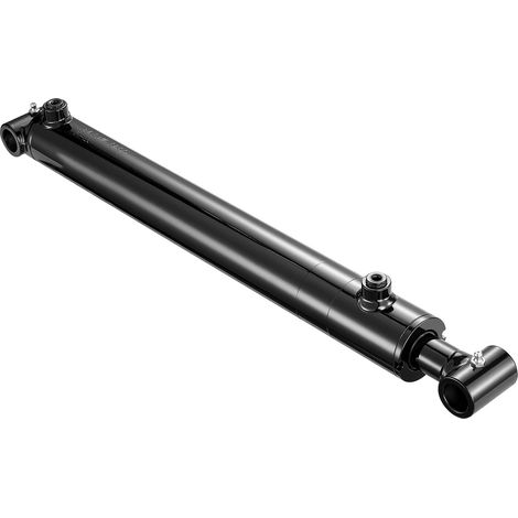 Mophorn Vérin hydraulique double effet 4 tonnes, alésage 50,8 mm et course 406 mm. Conçu pour un usage intensif avec une pression maximale de 24 MPa, doté d'embouts soudés pour pousser et tirer (1/5)