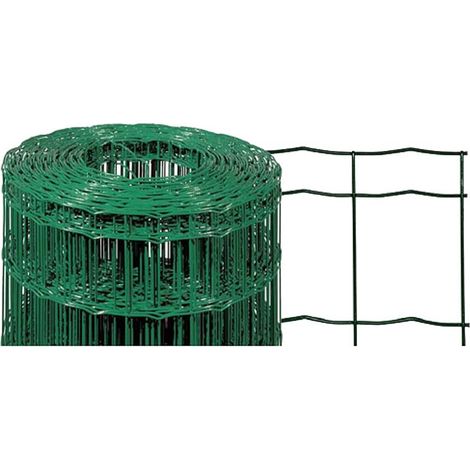 Geflecht EUROPLAST 2, 1250/100x50/2,20 mm, grün, RAL 6005, Zn+PVC, Umzäunung, Packung 25 m