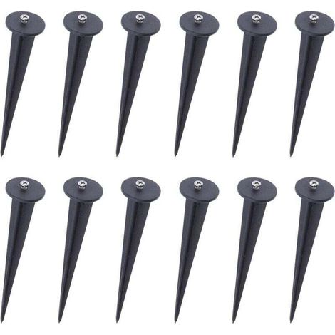 Piquet de fixation pour projecteur Led - 12pcs