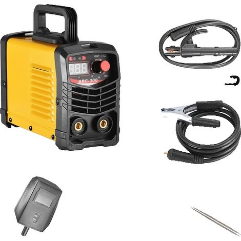 Machine à souder, technologie IGBT, design portable, 220V Prise EU Jaune (1/2)
