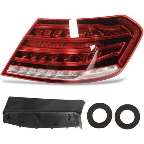 Feux arrière LED latéraux extérieurs droits, feu arrière A2129060803 pour classe E W212 berline Facelift 2014 – 2016 (1/5)