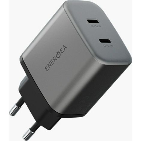 Energea Ampcharge GaN45 2xUSB-C PD/PPS/QC3.0 45W Graues Wandladegerät (1/5)
