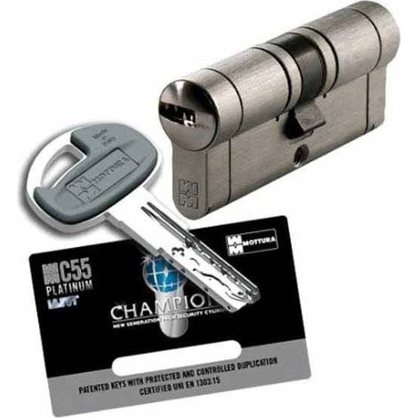 Cilindro de cerradura Platinum 87-31-56 C55D Mottura