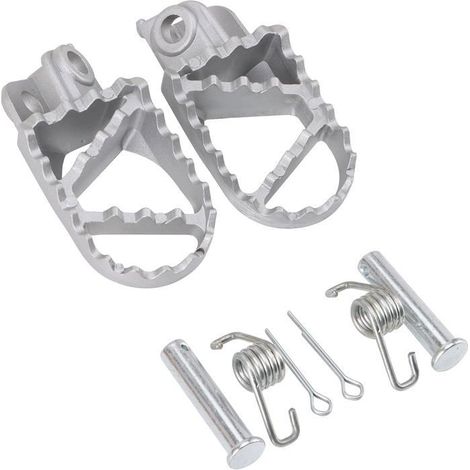 Moto 10mm Repose-Pieds en Aluminium Remplacement pour 50cc 70cc 90cc 110cc 125cc Dirt Pit Bike (1/5)