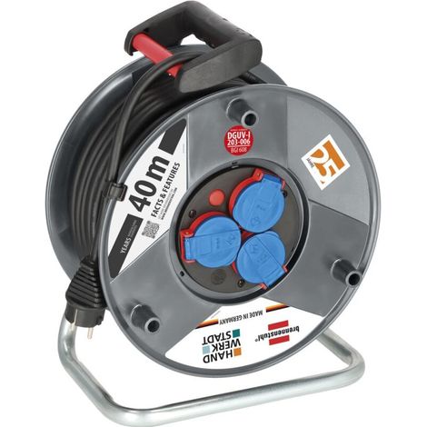Brennenstuhl Garant Kabeltrommel IP44 - Sondermodell - 40m - 3x230V - 9123020122