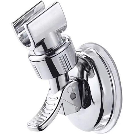 Lot De 2 Supports De Pommeau De Douche Réglables, Support De Pommeau De Douche À Main À Ventouse Pour Salle De Bain, Support De Baguette À Main Amovible, Support D'Aspiration Mural (1/4)