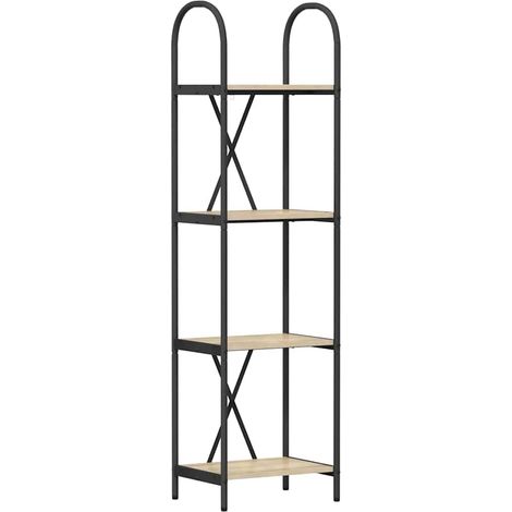 Maison Exclusive - Bücherregal Sonoma-Eiche 40 x 30 x 146 cm Holz