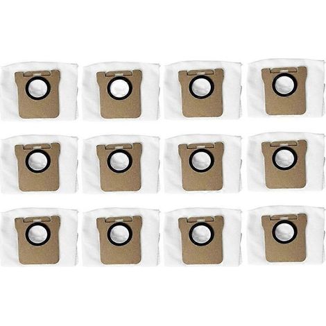 Lot de 12 sacs à poussière de rechange pour aspirateur robot Bot L10S Ultra/ B101CN/Dream S10 S10 Pro (1/5)