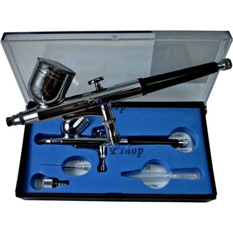 AEROGRAFO DOPPIA AZIONE TRATTO FINE 0,3MM PER COMPRESSORE AEROPENNA HD-130