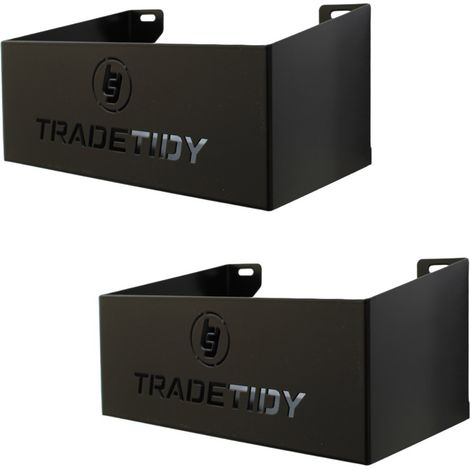 Tradetidy TT-SRTB230 x2 General Van Storage Tray Organiser Black - 250mm
