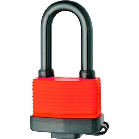 Cadenas Extérieurs - Cadena Lasagna En Acier Inoxydable Et Laiton - Résistant À La Pluie Et À La Rouille - Pour Porte De Jardin, Abri Ou Garage - 1 Pièce (1/5)