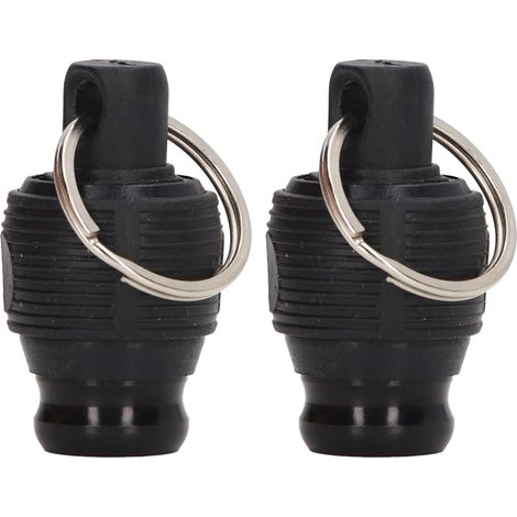 Lot de 2 porte-embouts de tournevis à fixation rapide et résistants à l'usure, pour outils de 6,35 mm (1/4 po) de diamètre, noir. (1/5)