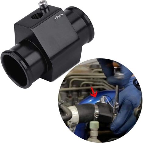 Sensore di temperatura dell'acqua, adattatore per tubo flessibile di misurazione della temperatura dell'acqua dell'auto, sonda di temperatura, guarnizione del radiatore (32 mm) (1/4)