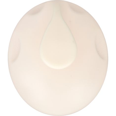 Rouleau de massage magnétique portable pour abdomen, bras et jambes, blanc et orange, relaxant musculaire à billes, masseur manuel à main (1/5)