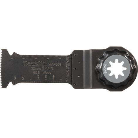 Makita B-66341 Lama Affondamento Starlock Plus  32x60mm 18TPI MAP003 Legno