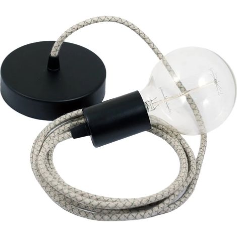 Lampada creative-cables rd62 lozenge altezza regolabile cavo tessile (1/3)